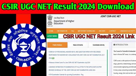 CSIR UGC NET Result 2024: सीएसआईआर यूजीसी नेट परीक्षा के .